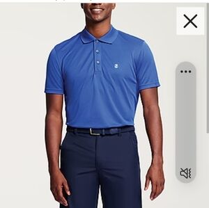 NWOT IZOD Golf Grid Mens Regular Fit Short Sleeve Polo Shirt XXL